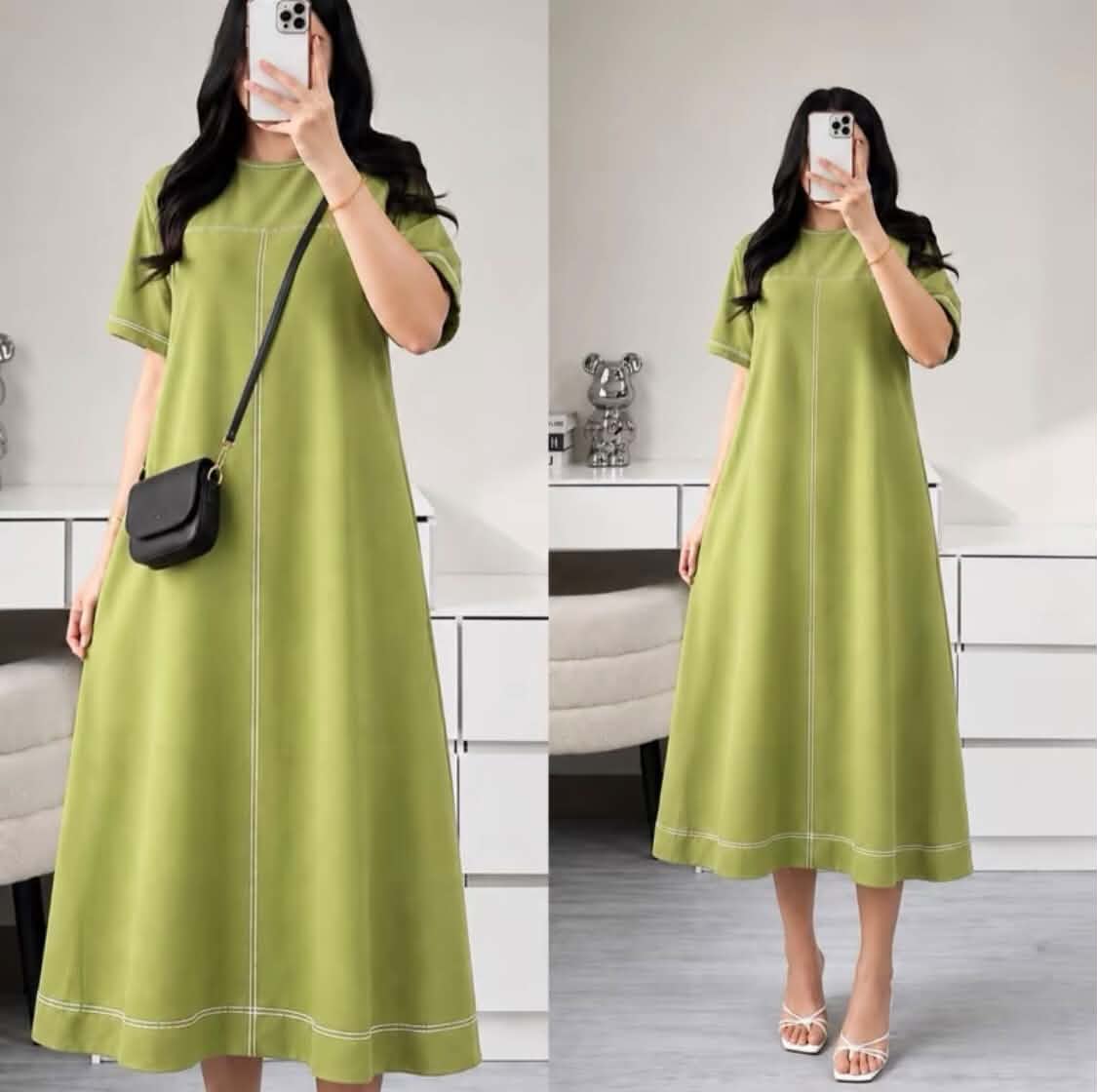 VICTORIA MIDI DRESS (BUY 1 TAKE 1)