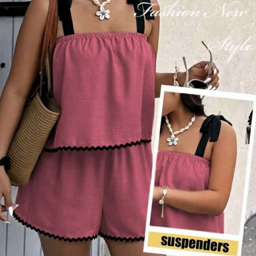 MARIELLE SELF TIE TOP & SHORTS