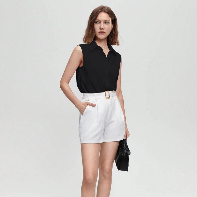 Clara Plain Sleeveless Breathable Blouse (BUY 1 TAKE 1 FREE)