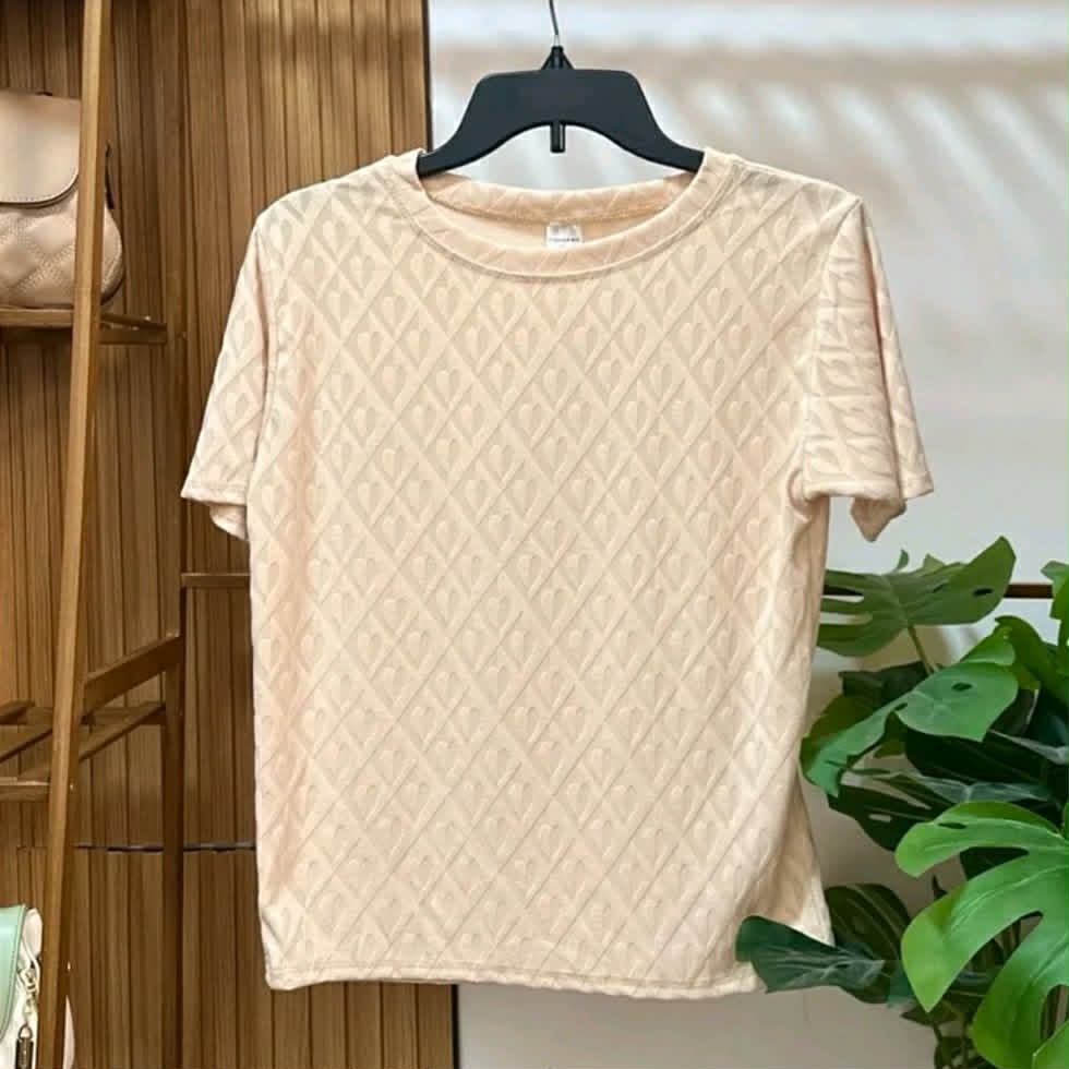 ANITHA EMBOSSED KNIT TOP ( BUY 1 TAKE 1 )