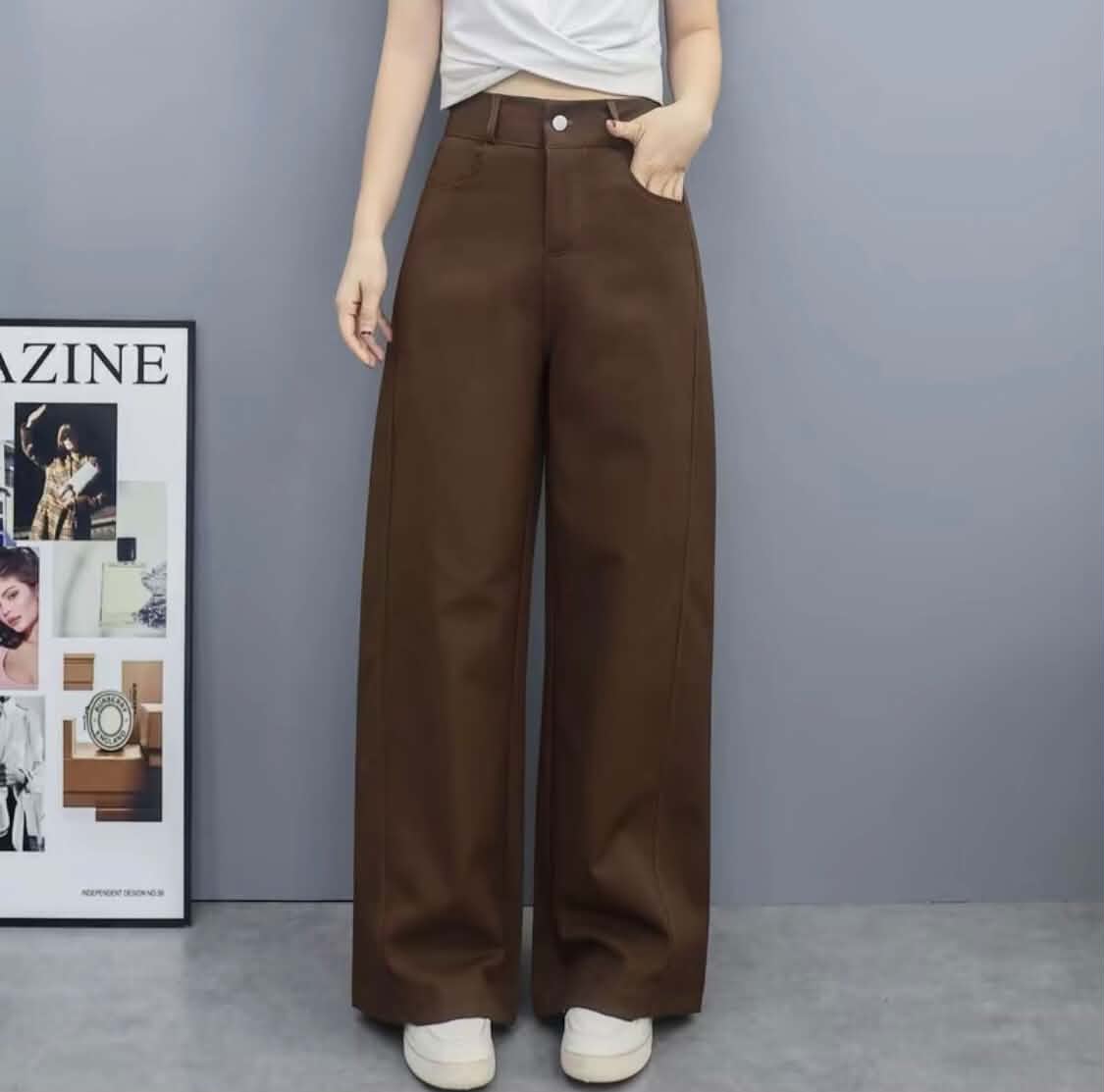 HIGHWAIST WIDELEG TROUSER (BUY ONE TAKE ONE)