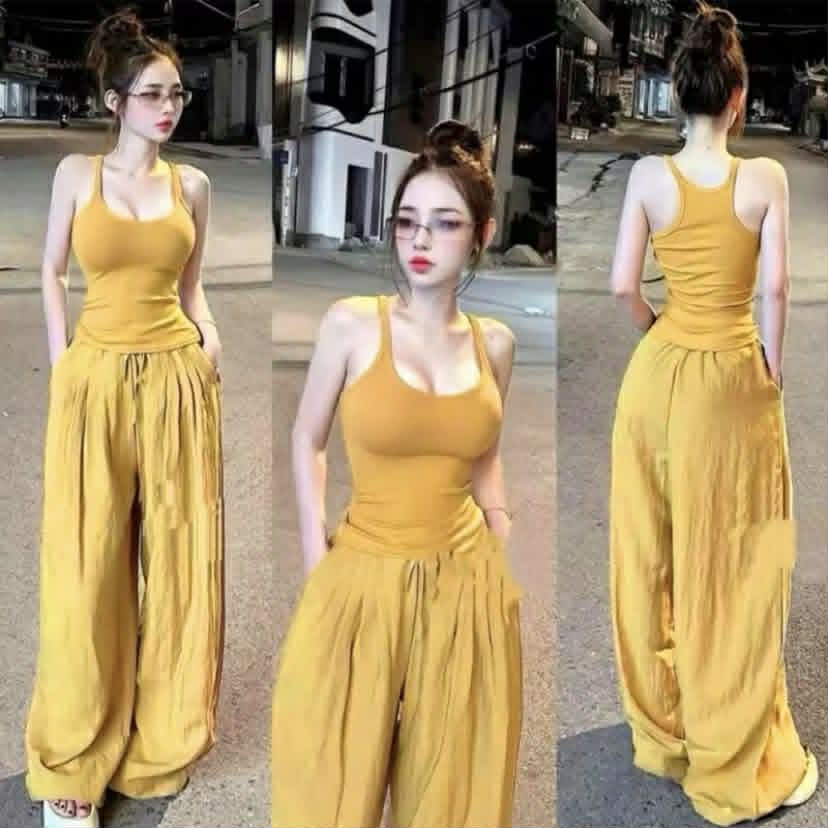 Lexy Suit Halter Top & Wide-Leg (BUY 1 TAKE 1)