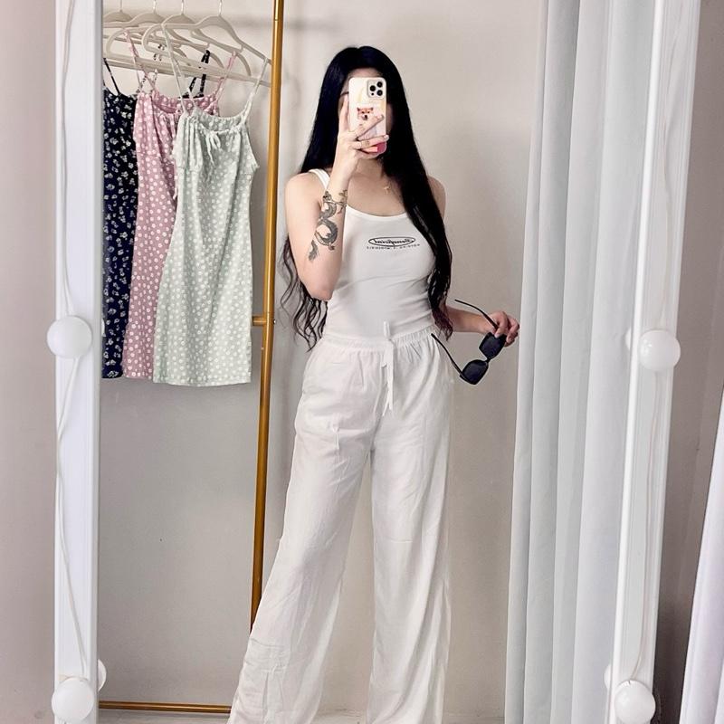 ATASHA COTTON LINEN WIDELEG PANTS  (BUY 1 TAKE 1 FREE)