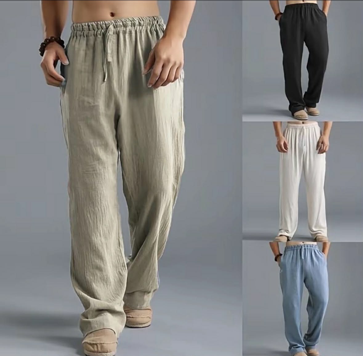 Rave Summer Linen Pants  (BUY 1  TAKE 1  FREE)