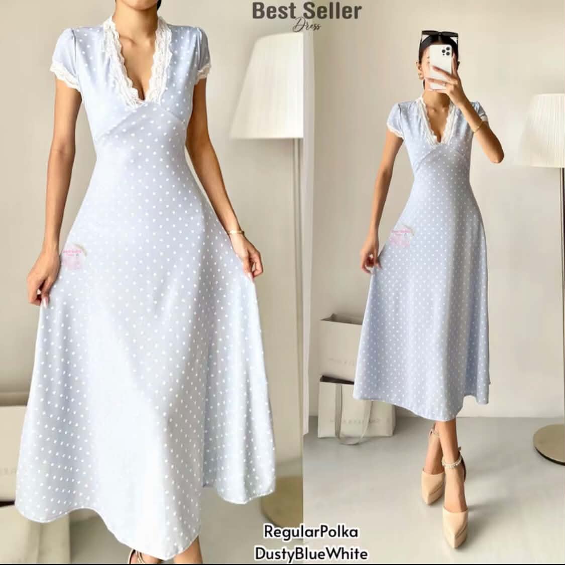 LACE MAXI DRESS (BUY 1 TAKE 1 FREE)