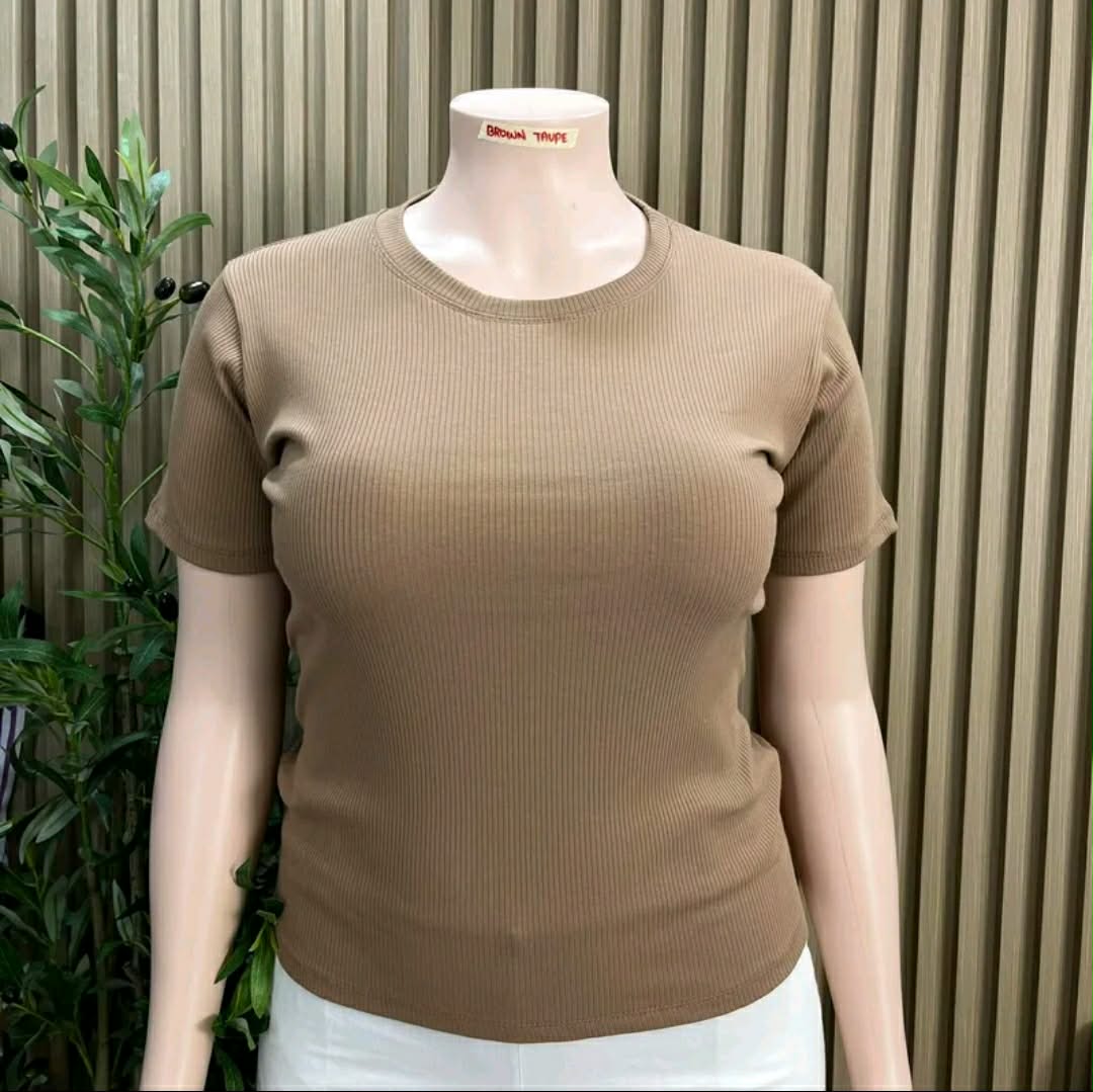BABI PLUS SIZE ROUND NECK TOP (BUY 2 TAKE 1)