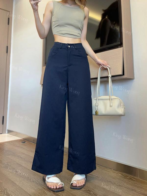 Casual   Wide Leg Mopping Trousers for Women's  BUY 1 TAKE 1