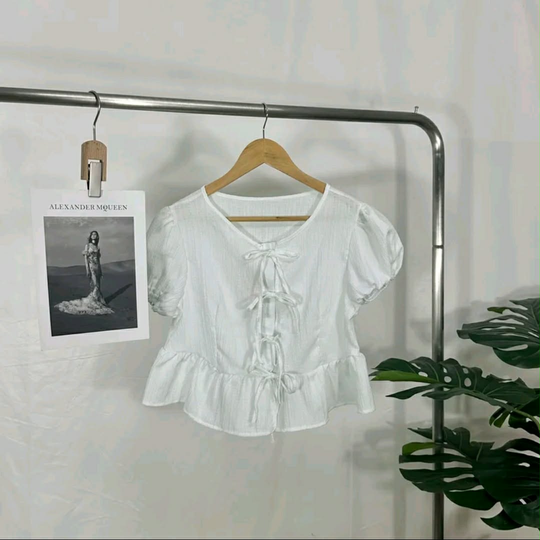 Fiona Puff Sleeves Tops (BUY 2 TAKE 1)