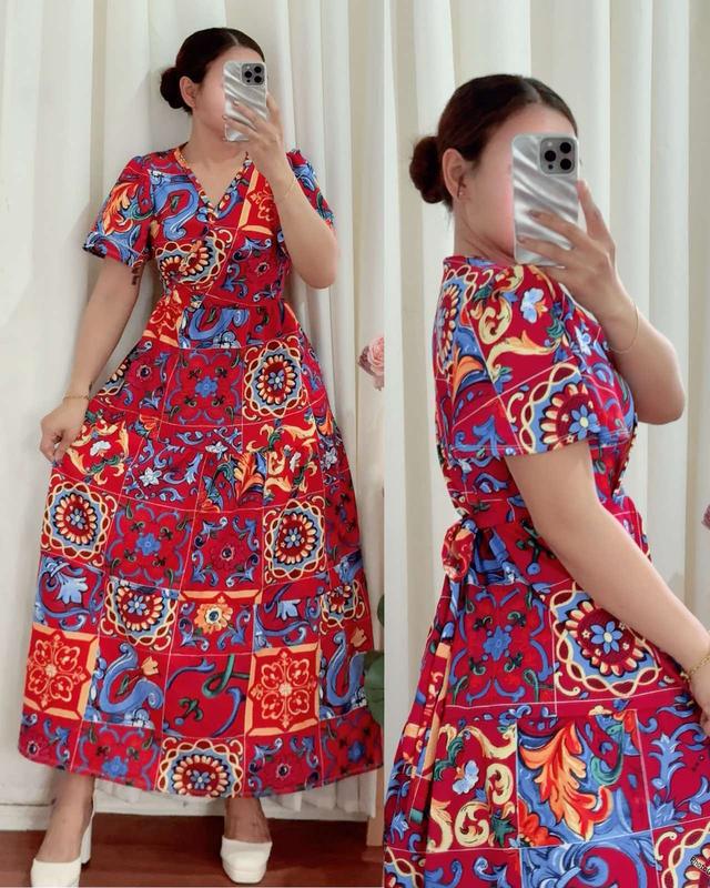 GLORIA PRINTED MAXI DRESS