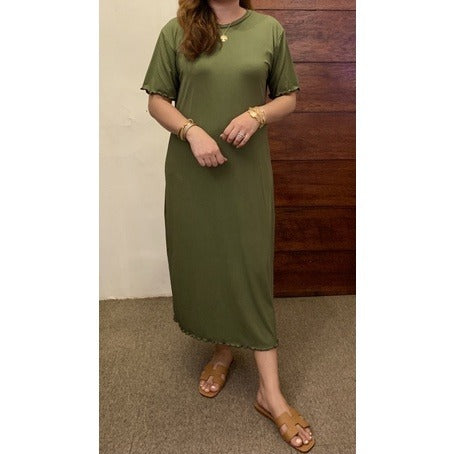 RAYA PREMIUM LETTUCE DRESS (BUY 1 TAKE 1 FREE)