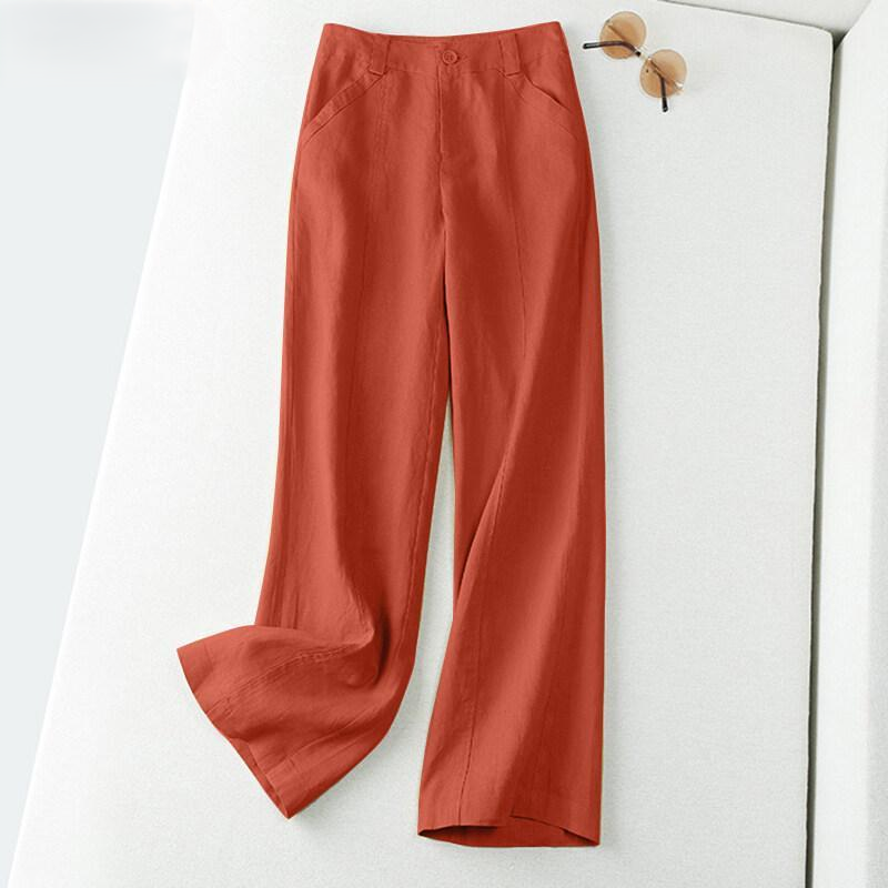 Vintage Cotton Linen Wide Leg Pants BUY 1 TAKE 1 FREE