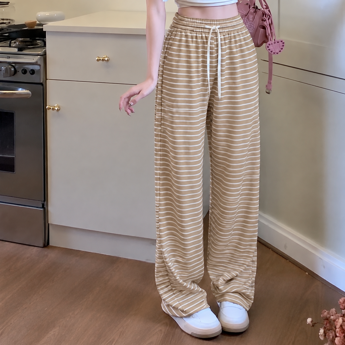STRIPED LOOSE PANTS (BUY 1 TAKE 1)