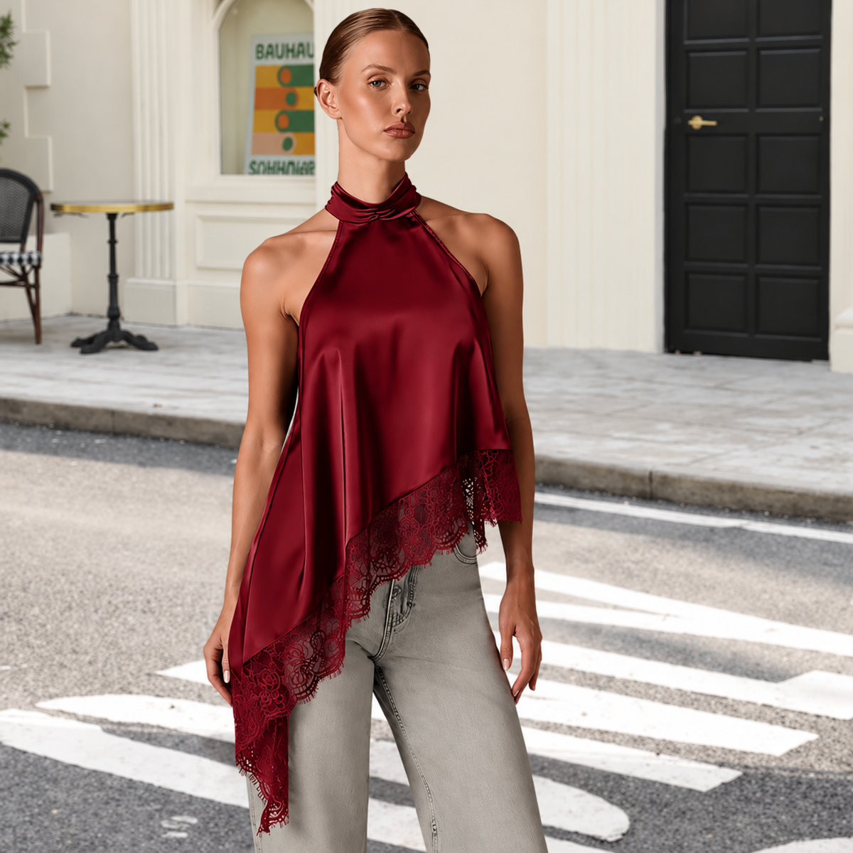 LACE HALTER TOP (BUY 1 TAKE 1)