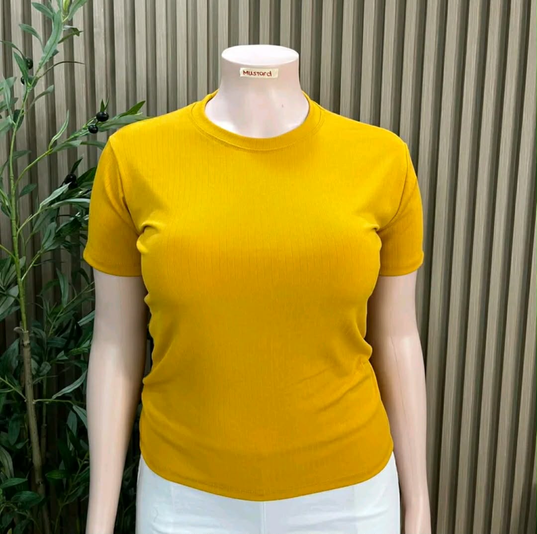 BABI PLUS SIZE ROUND NECK TOP (BUY 2 TAKE 1)