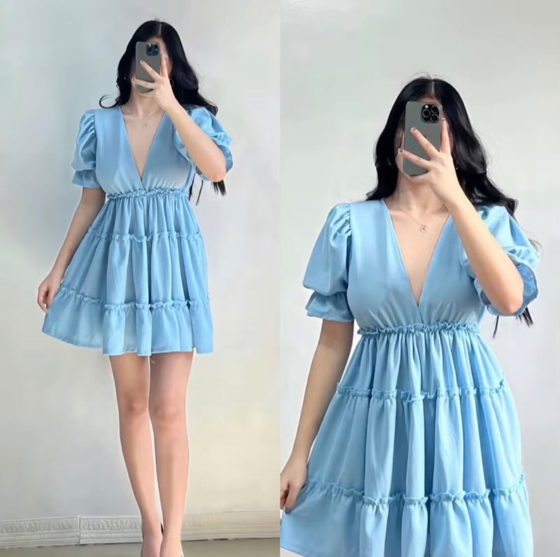 PUFFSLEEVES INA DRESS (BUY 1 TAKE 1)