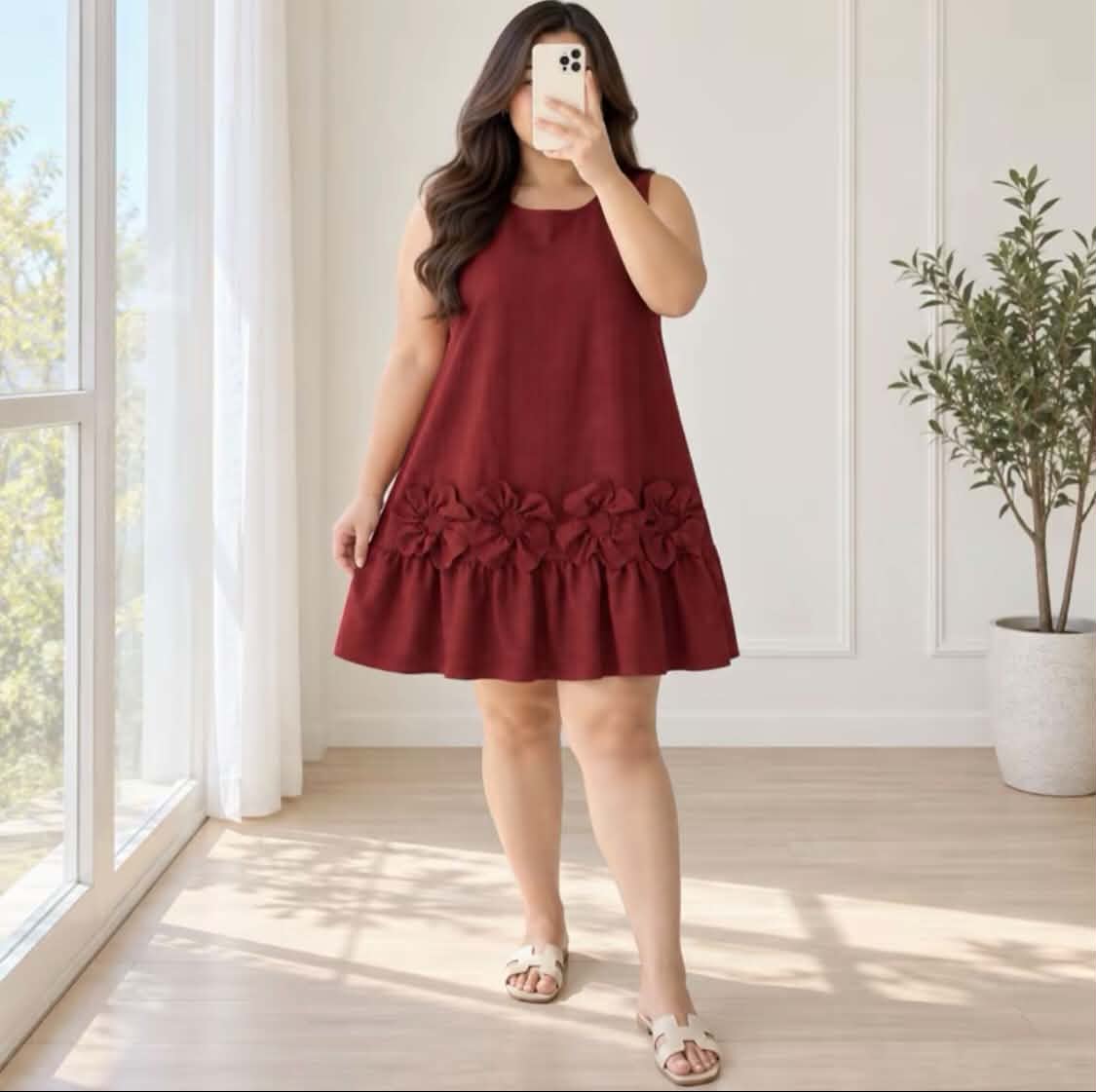 FLORAL HEM DRESS (BUY 1 TAKE 1)