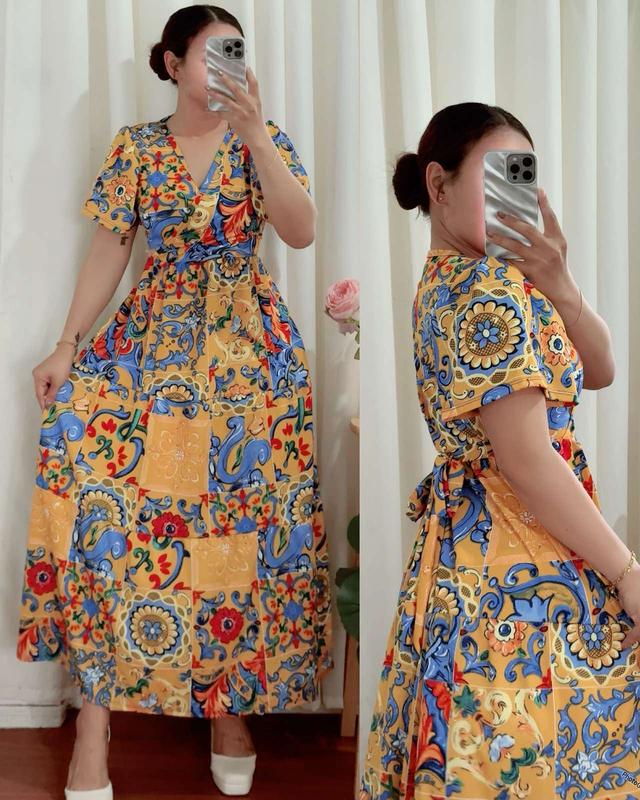 GLORIA PRINTED MAXI DRESS