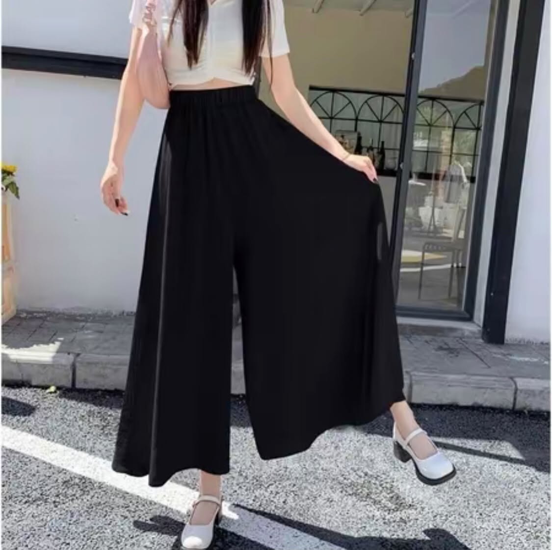 DIANARA LOOSE WIDELEG PANTS (BUY ONE TAKE ONE)
