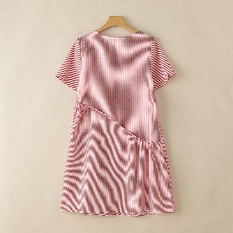 LOOSE KOREAN STRIPE DRESS (BUY 1 TAKE 1 FREE)