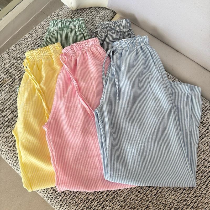 Valerie Striped Linen Pants (BUY 1 TAKE 1 FREE)