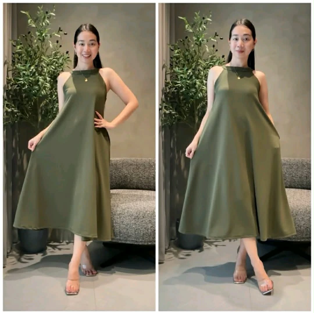 KRISTINE HALTER MAXI DRESS ( BUY 1 TAKE 1 )