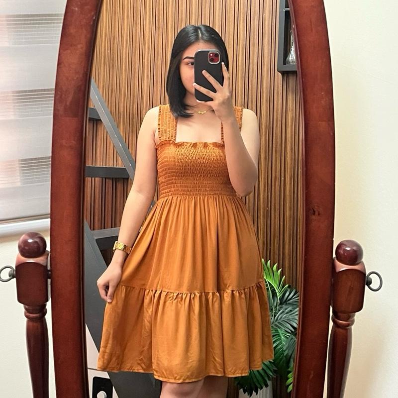CHELSEA PLAIN MINI DRESS (BUY 1 TAKE 1)