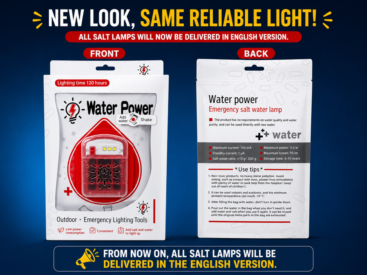 WATER+SALT EMERGENCY LIGHT - B1T1