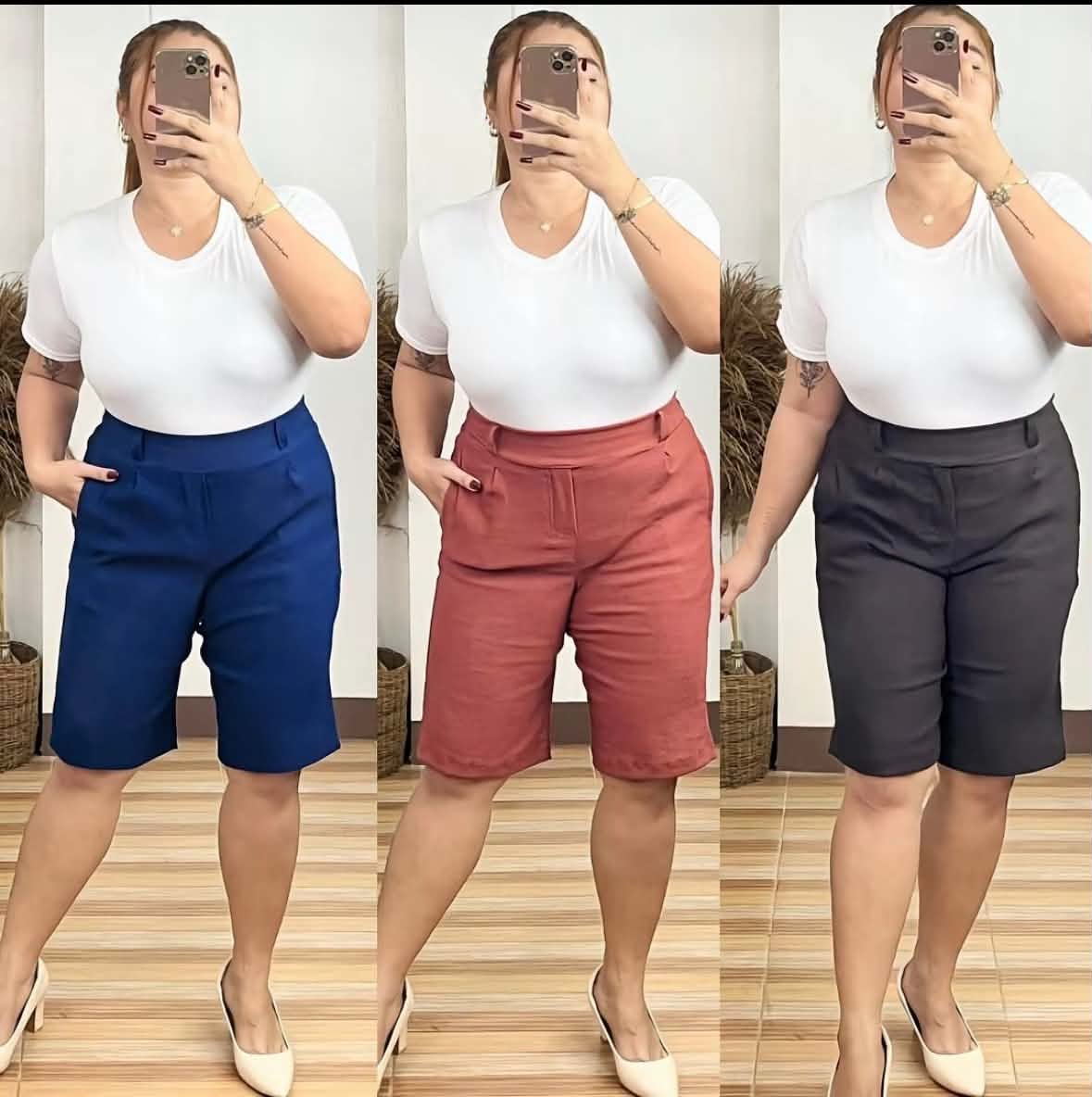 AMIGA Retro Style Bermuda Shorts