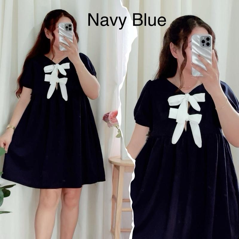 Frenchy Bow Puff Sleeve Dress BUY 1 TAKE 1 FREE