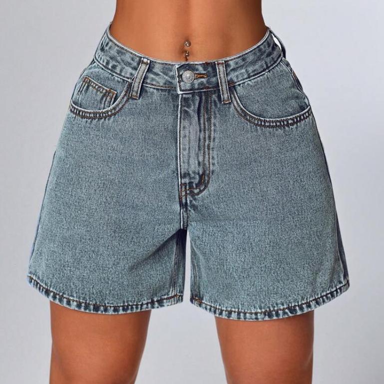 KOREAN HIGH WAIST DENIM SHORTS BUY 1 TAKE 1 FREE