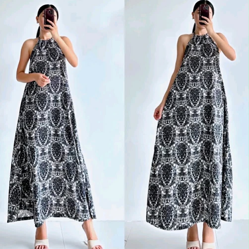 JEWEL PRINTED MAXI DRESS ( BUY 1 TAKE 1 )