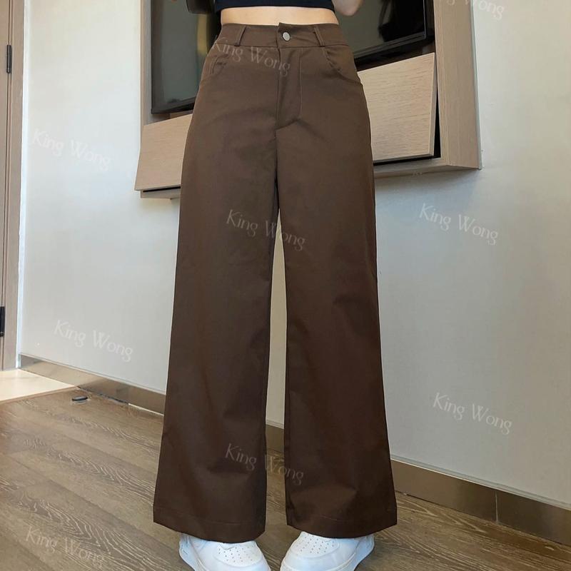 Casual   Wide Leg Mopping Trousers for Women's  BUY 1 TAKE 1