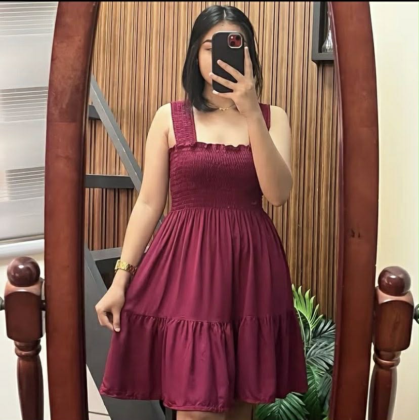 JULIE PLAIN MINI DRESS (BUY 1 TAKE 1)