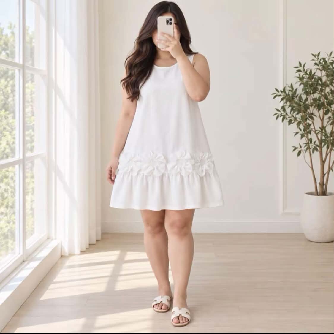 FLORAL HEM DRESS (BUY 1 TAKE 1)