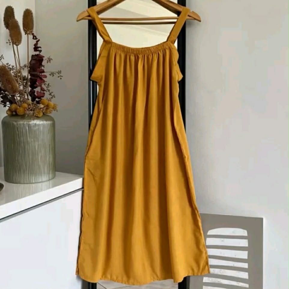 CHARM CHALLIS DASTER DRESS ( BUY 1 TAKE 1 )