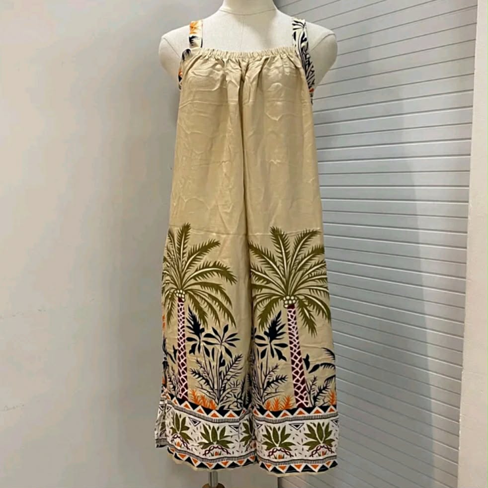 CHARM CHALLIS DASTER DRESS ( BUY 1 TAKE 1 )