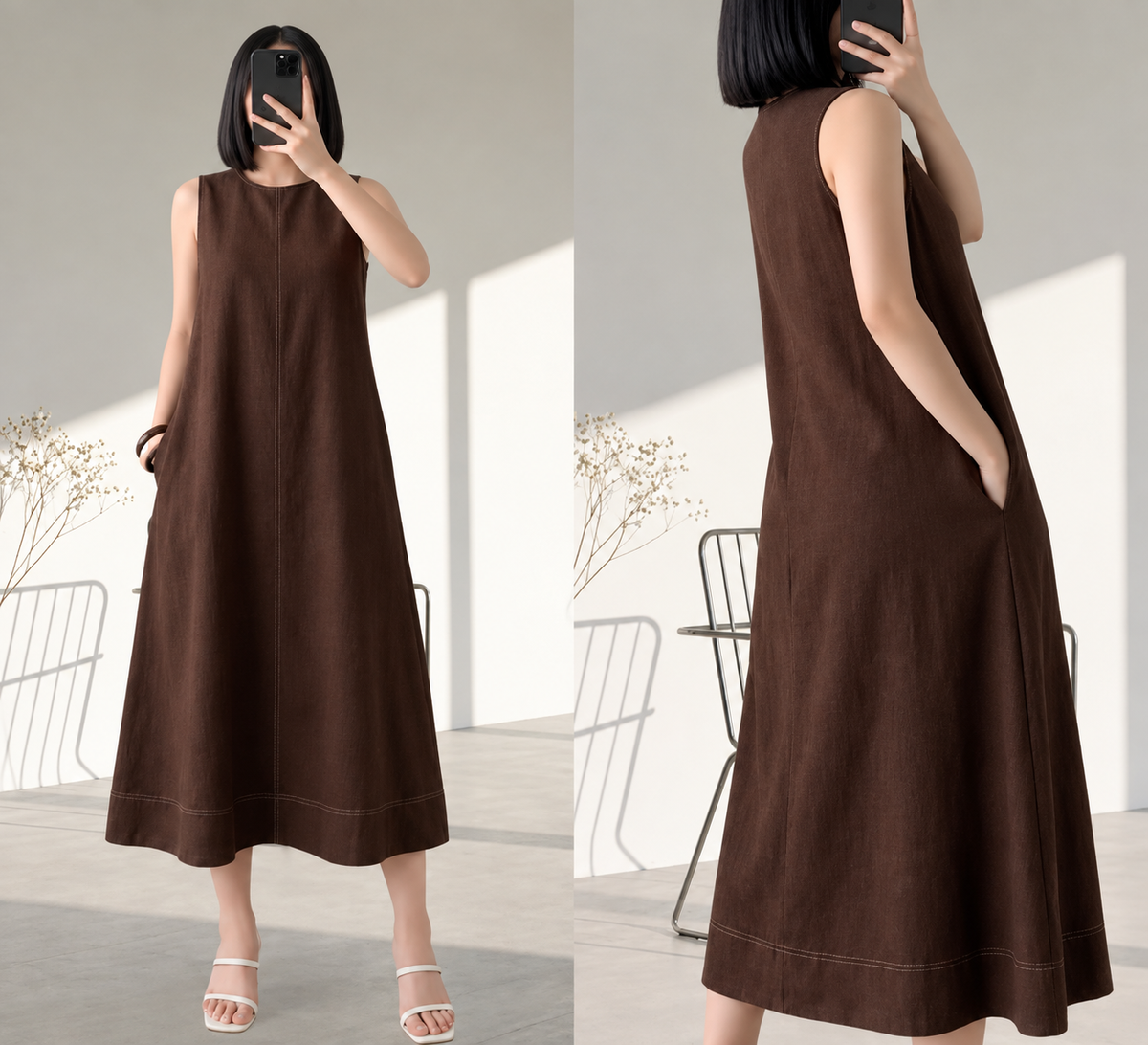 SIENNA MIDI DRESS (BUY 1 TAKE 1)