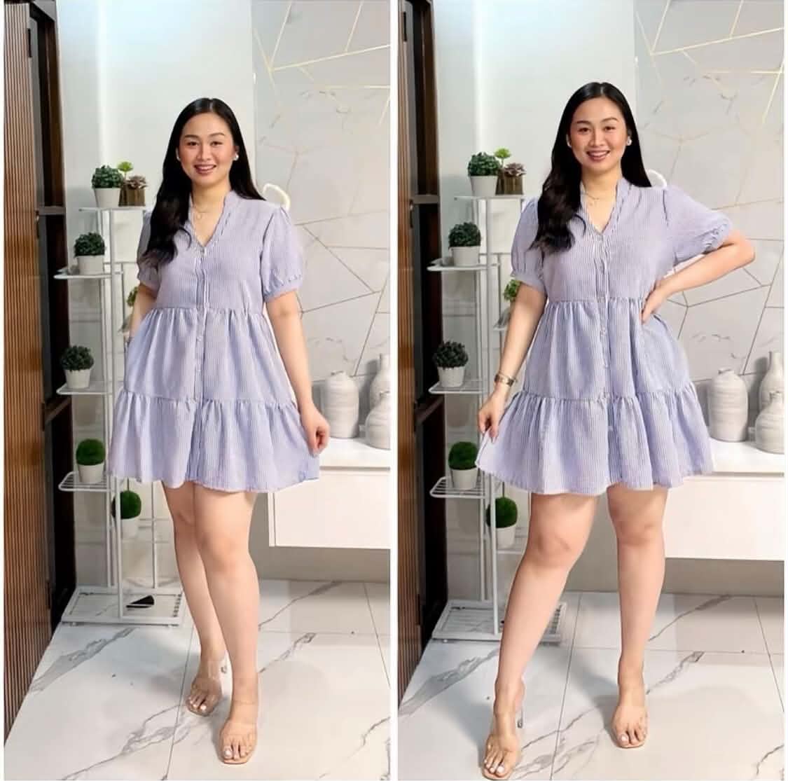BUTTON DOWN DOLL DRESS