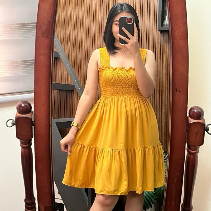 CHELSEA PLAIN MINI DRESS (BUY 1 TAKE 1)