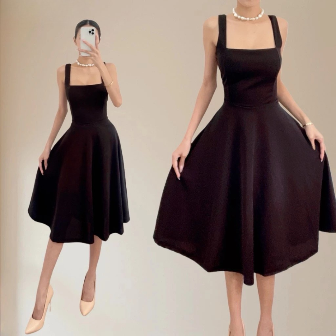 Sleeveless Dress With Oneside Pocket (BUY 1 TAKE 1 FREE)