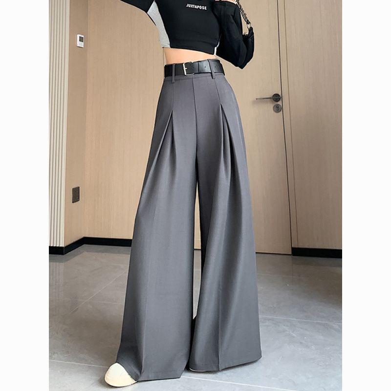 Korean Wide Leg Pleated Suit Pants BUY 1 TAKE 1