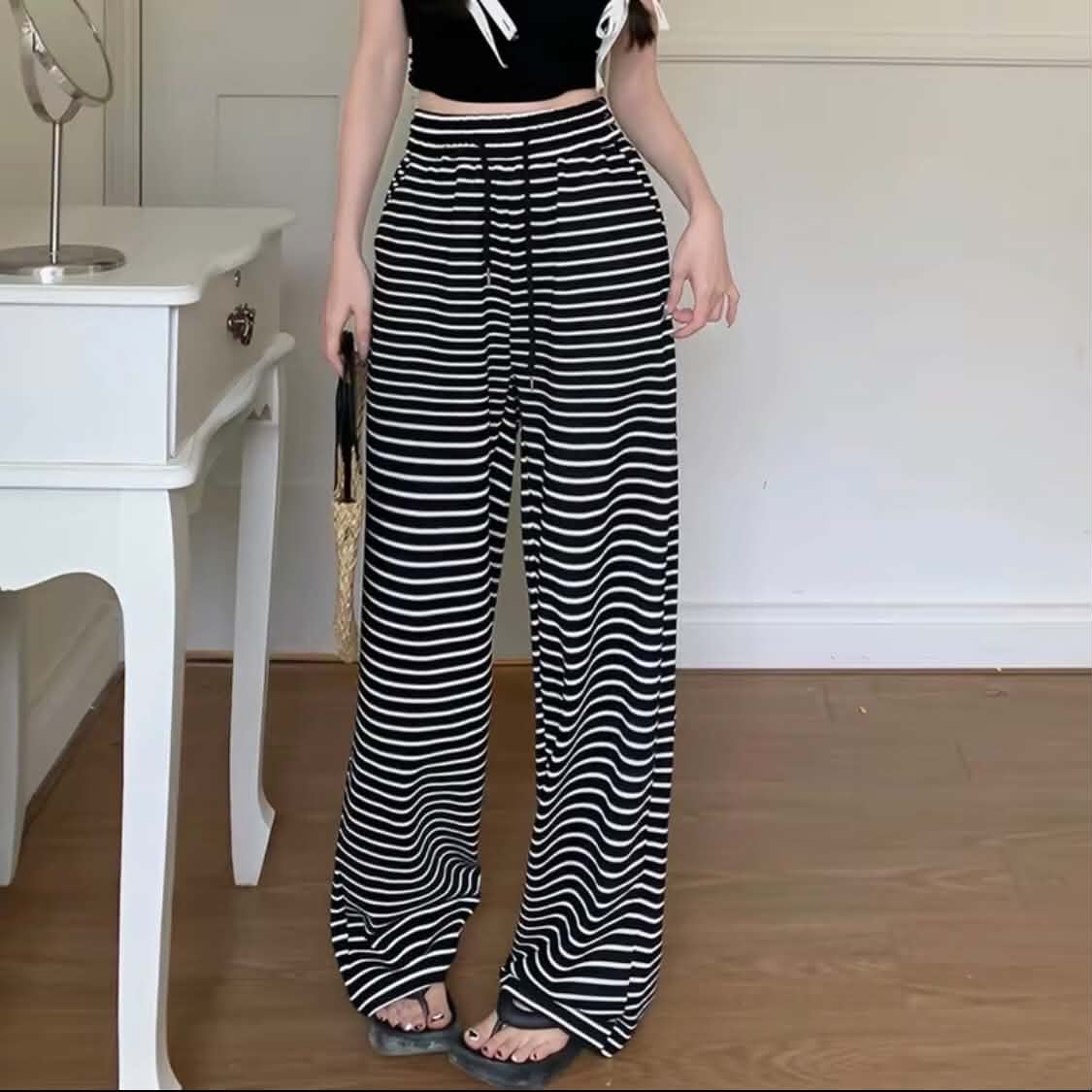 STRIPED LOOSE PANTS (BUY 1 TAKE 1)