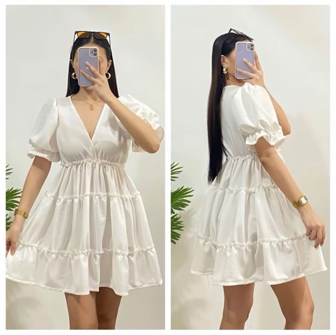 PUFFSLEEVES INA DRESS (BUY 1 TAKE 1)