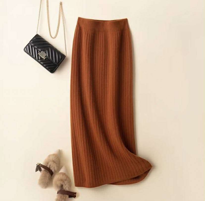 LYRA SKIRT WOMEN KNITTED STRETCHABLE (BUY 1 TAKE 1)