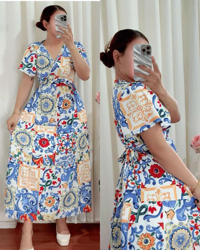 GLORIA PRINTED MAXI DRESS