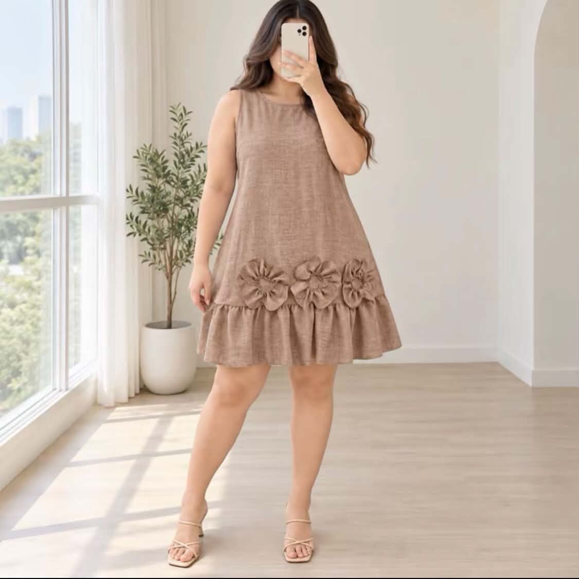 FLORAL HEM DRESS (BUY 1 TAKE 1)