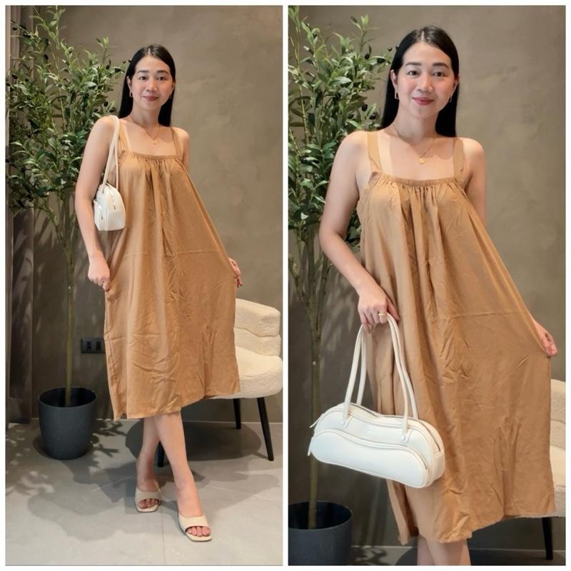 COTTON CHALLIS DREESS WITH SIDE POCKETS  (BUY 1 TAKE 1 FREE)