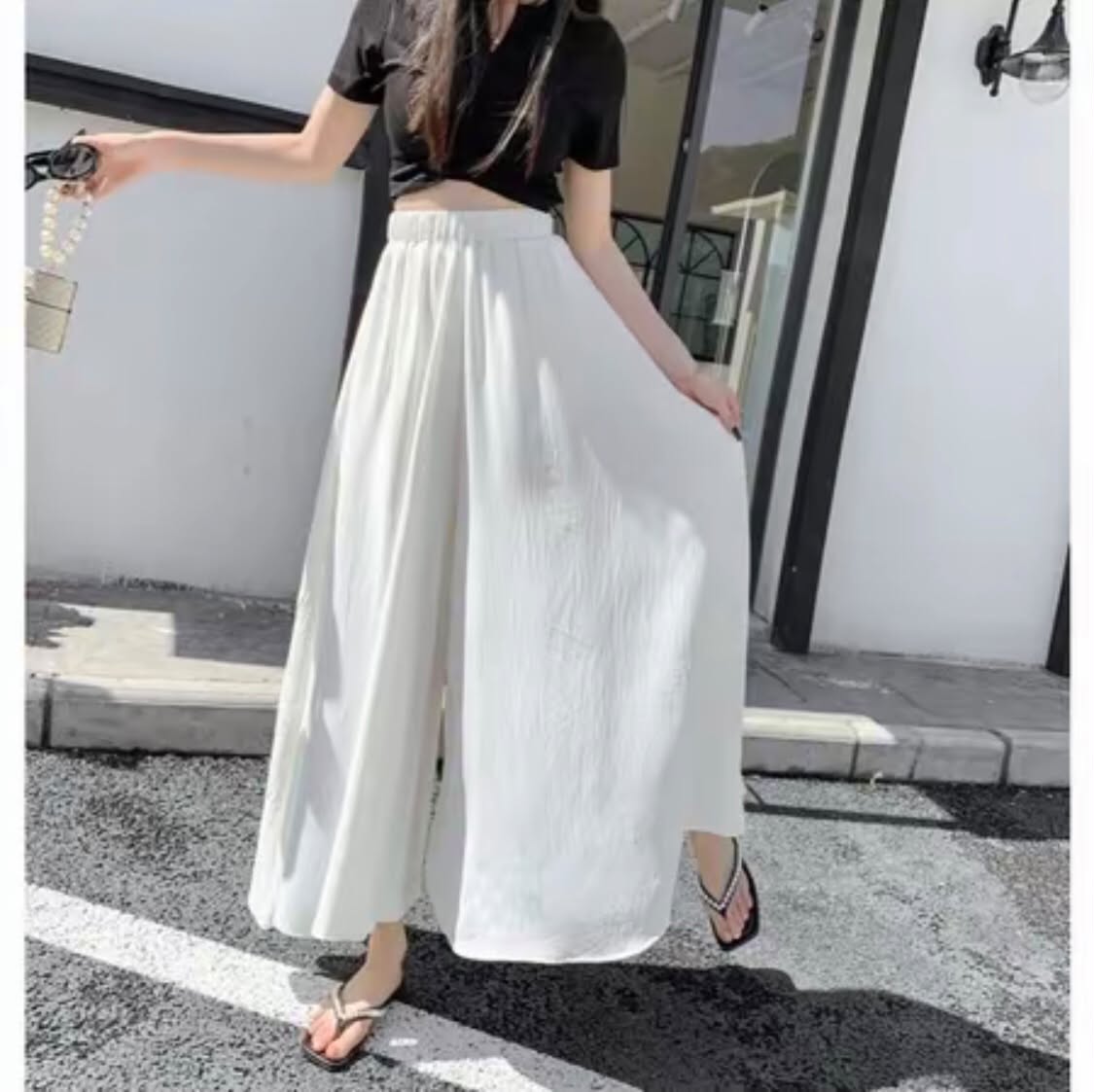 DIANARA LOOSE WIDELEG PANTS (BUY ONE TAKE ONE)