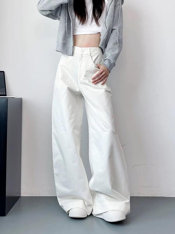 Casual   Wide Leg Mopping Trousers for Women's  BUY 1 TAKE 1