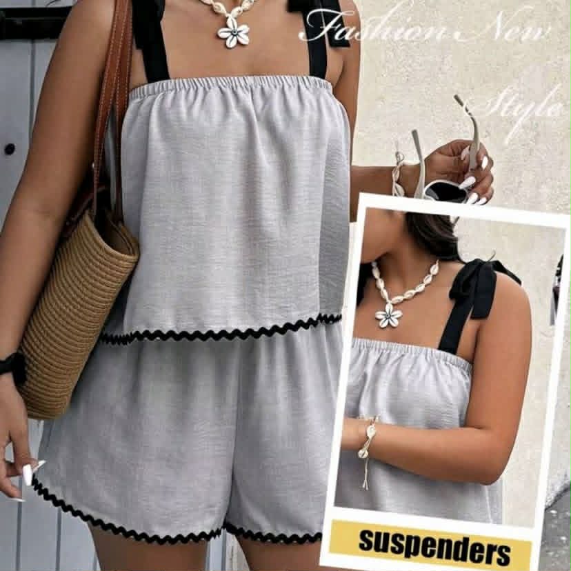 MARIELLE SELF TIE TOP & SHORTS